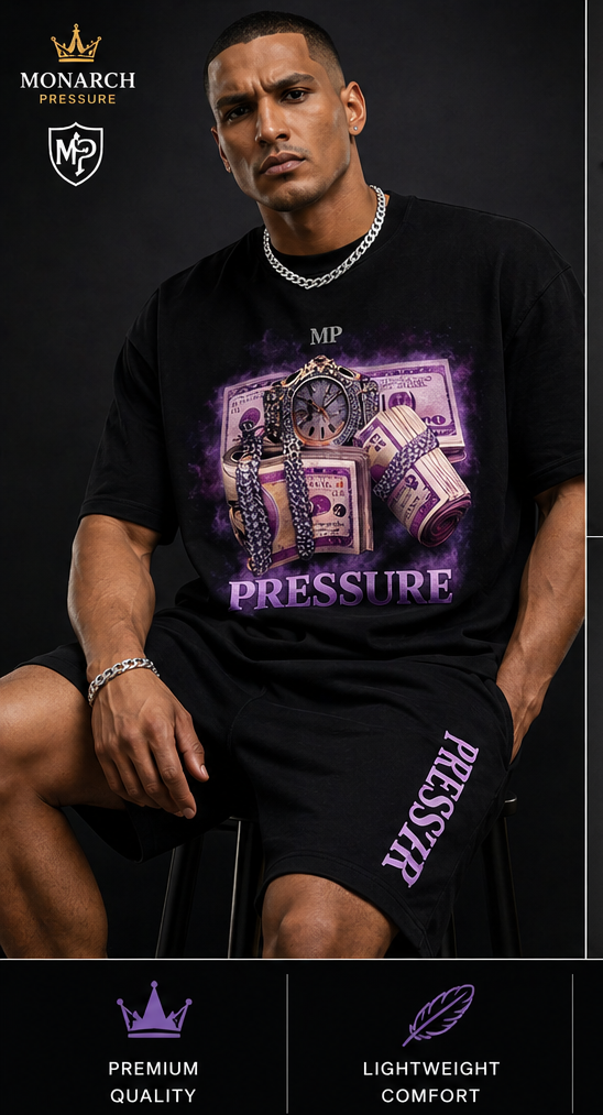 Monarch Pressure "Pressure" Luxury Short Set