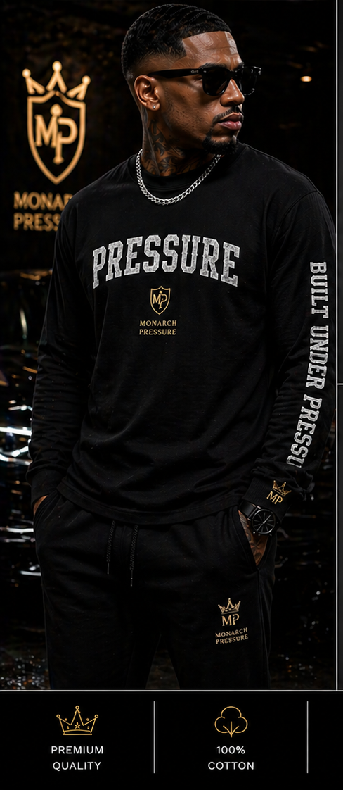 Monarch Pressure "Pressure" Long Sleeve Shirt