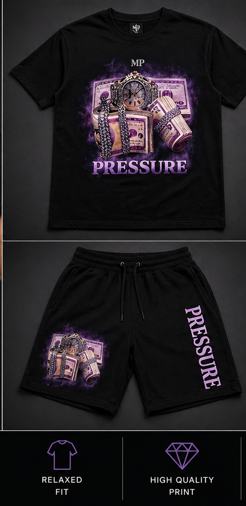 Monarch Pressure "Pressure" Luxury Short Set